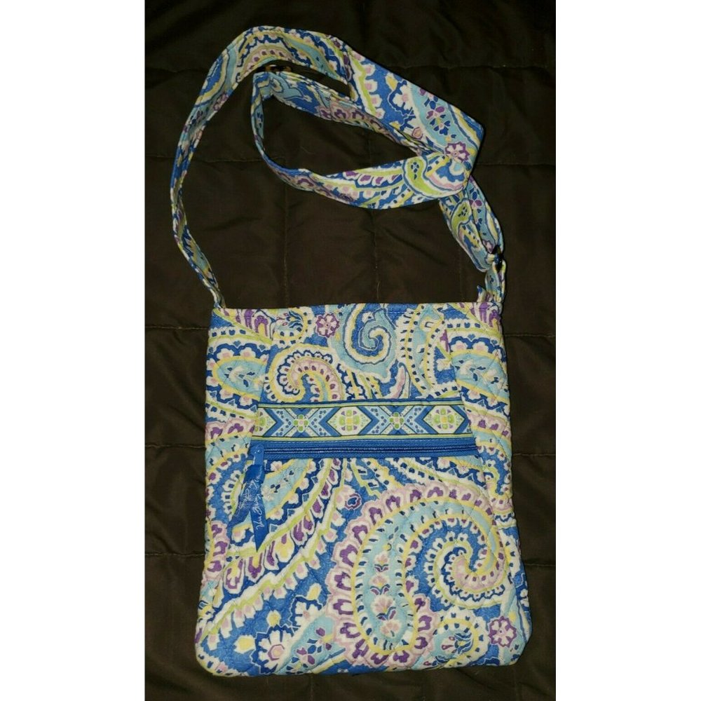 VERA BRADLEY Hipster CAPRI BLUE Shoulder Bag Purse Crossbody